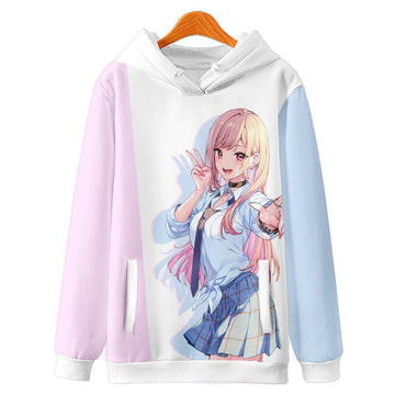Anime My Dress-Up Darling Marin Kitagawa Sudadera Cosplay Navidad Fiesta 3D Impreso Casual